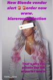 LUXURY RAW HAIR #613 BLONDE STRAIGHT HD CLOSURE WIG - 180% DENSITY