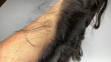 LUXURY NATURAL BLACK RAW HAIR HD FRONTAL WIGS - 180% DENSITY