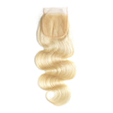 LUXURY RAW HAIR #613 BLONDE CLOSURES