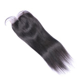 4x4 RAW VIRGIN STRAIGHT CLOSURE